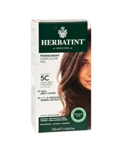 Herbatint Permanent Herbal Haircolour Gel 5C Light Ash Chestnut - 135 ml