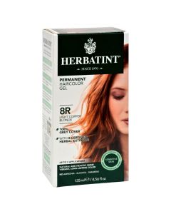 Herbatint Permanent Herbal Haircolour Gel 8R Light Copper Blonde - 135 ml