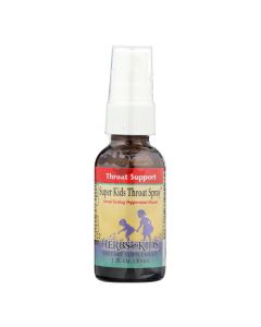 Herbs For Kids Super Kid's Throat Spray Peppermint - 1 fl oz