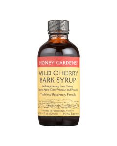 Honey Gardens Wild Cherry Bark Honey Syrup  - 1 Each - 4 FZ