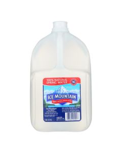 Ice Mountain 100% Natural Spring Water  - Case of 6 - 1 GAL