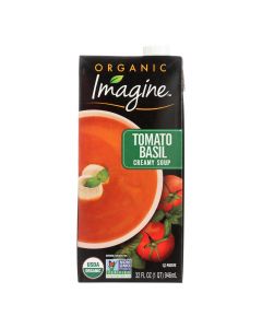 Imagine Foods Tomato Basil Soup - Creamy - Case of 12 - 32 oz.