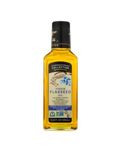 International Collection Flax-Seed Oil - Virgin - Case of 6 - 8.45 Fl oz.