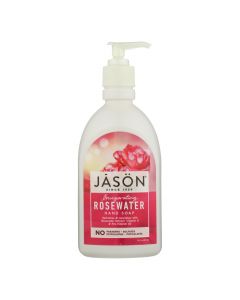 Jason Pure Natural Hand Soap Invigorating Rosewater - 16 fl oz
