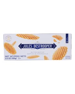 Jules Destrooper - Cookies - Butter Waffles - Case of 12 - 3.52 oz.