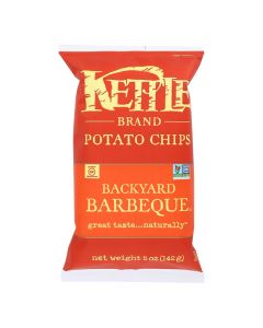 Kettle Brand Potato Chips - Backyard Barbeque - Case of 15 - 5 oz.