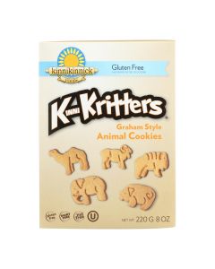Kinnikinnick Kinnikritter Animal Cookies - Case of 6 - 8 oz.