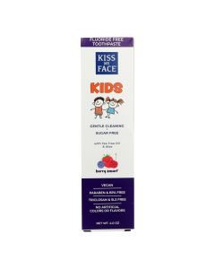 Kiss My Face Kids Toothpaste Fluoride Free Berry Smart - 4 oz