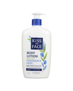 Kiss My Face Ultra Moisturizer Olive and Aloe Fragrance Free - 16 fl oz