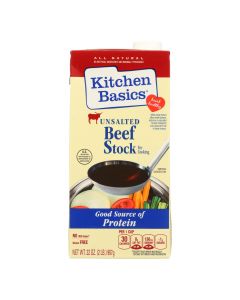 Kitchen Basics Stock - Beef Unsalted - 32 fl oz