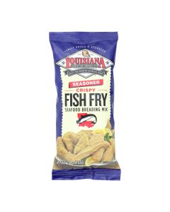 La Fish Fry Seasoned Crispy - Breading Mix - Case of 12 - 10 oz.