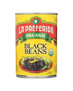 La Preferida Organic Black Beans - Case of 12 - 15 oz