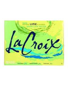 Lacroix Sparkling Water - Lime - Case of 2 - 12 Fl oz.
