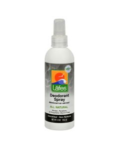 Lafe's Natural and Organic Deodorant Spray - 8 fl oz