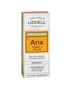 Liddell Homeopathic Letting Go Anxiety Spray - 1 fl oz