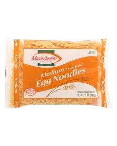 Manischewitz - Egg Noodles - Medium - Case of 12 - 12 oz.