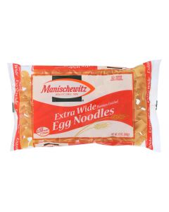 Manischewitz - Extra Wide Egg Noodles - Case of 12 - 12 oz.