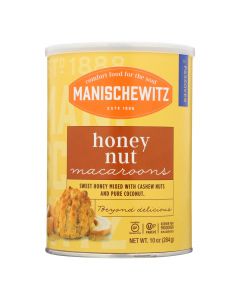 Manischewitz - Macaroon Honey Nut Kosher for Passover - Case of 12-10 OZ