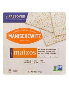 Manischewitz - Matzo 1S - Case of 30 - 1 lb.