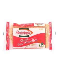 Manischewitz Kluski Premium Enriched Egg Noodles - Case of 12 - 12 OZ
