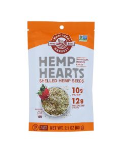 Manitoba Harvest Natural Hemp Hearts - Case of 12 - 2 oz