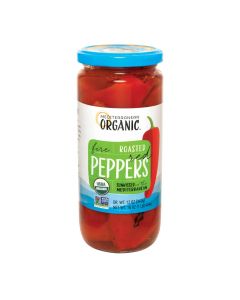 Mediterranean Organic Organic Fire Roasted Gourmet Red Peppers - Case of 12 - 16 OZ