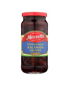 Mezzetta Pitted Greek Kalamata Olives - Case of 6 - 9.5 oz.