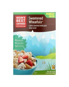 Mom's Best Naturals Wheat-Fuls - Sweetened - Case of 12 - 24 oz.