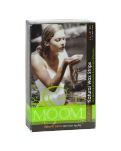 Moom Natural Wax Strips With Soothing Chamomile And Lavender - 20 Strips