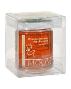 Moom Organic Hair Removal With Tea Tree Refill Jar - 12 oz
