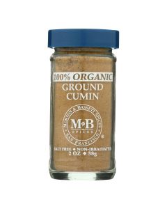 Morton and Bassett Organic Ground Cumin - Cumin - Case of 3 - 2 oz.
