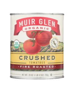 Muir Glen Fire Roasted Crushed Tomato - Tomato - Case of 12 - 28 oz.