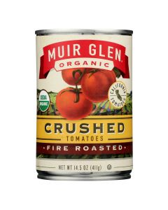 Muir Glen Fire Roasted Crushed Tomatoes - Tomato - Case of 12 - 14.5 oz.