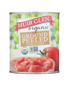 Muir Glen Ground Peeled Tomato - Tomato - Case of 12 - 28 oz.