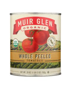 Muir Glen Organic Whole Peeled Tomatoes - Case of 12 - 28 oz.