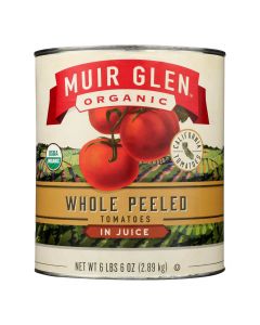 Muir Glen Organic Whole Peeled Tomatoes - Case of 6 - 102 oz