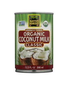 Native Forest Organic Classic - Coconut Milk - Case of 12 - 13.5 Fl oz.