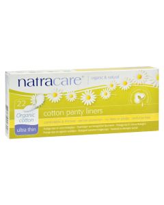 Natracare Ultra Thin Organic Cotton Panty Liners - 22 Pack