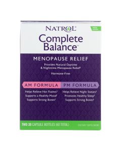 Natrol Complete Balance for Menopause AM - PM - 60 Capsules