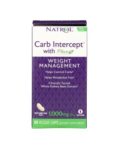 Natrol White Kidney Bean Carb Intercept - 60 Capsules
