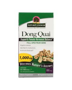 Nature's Answer - Dong Quai Root Extract - 90 Vegetarian Capsules