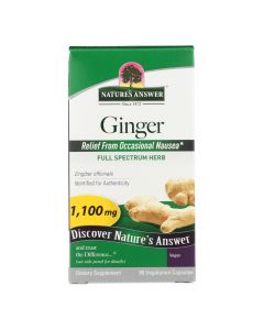 Nature's Answer - Ginger Rhizome - 90 Vegetarian Capsules