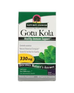 Nature's Answer - Gotu Kola Herb - 60 Vegetarian Capsules