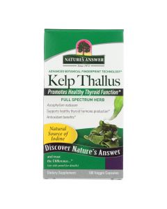 Nature's Answer - Kelp Thallus - 100 Capsules