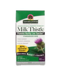 Nature's Answer - Milk Thistle Seed Extract - 120 Vegetarian Capsules
