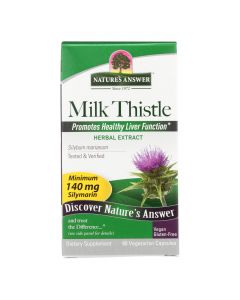 Nature's Answer - Milk Thistle Seed Extract - 60 Vegetarian Capsules