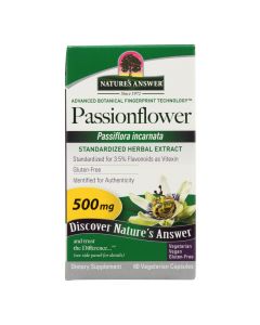 Nature's Answer - Passionflower Extract - 60 Vegetarian Capsules