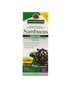 Nature's Answer - Sambucus nigra Black Elder Berry Extract - 8 fl oz