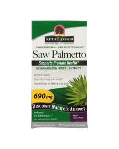 Nature's Answer - Saw Palmetto Berry Extract - 120 vcaps