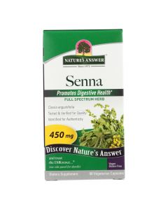 Nature's Answer - Senna Leaf - 90 Capsules